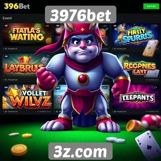 Opções de jogos disponíveis na plataforma 3976bet